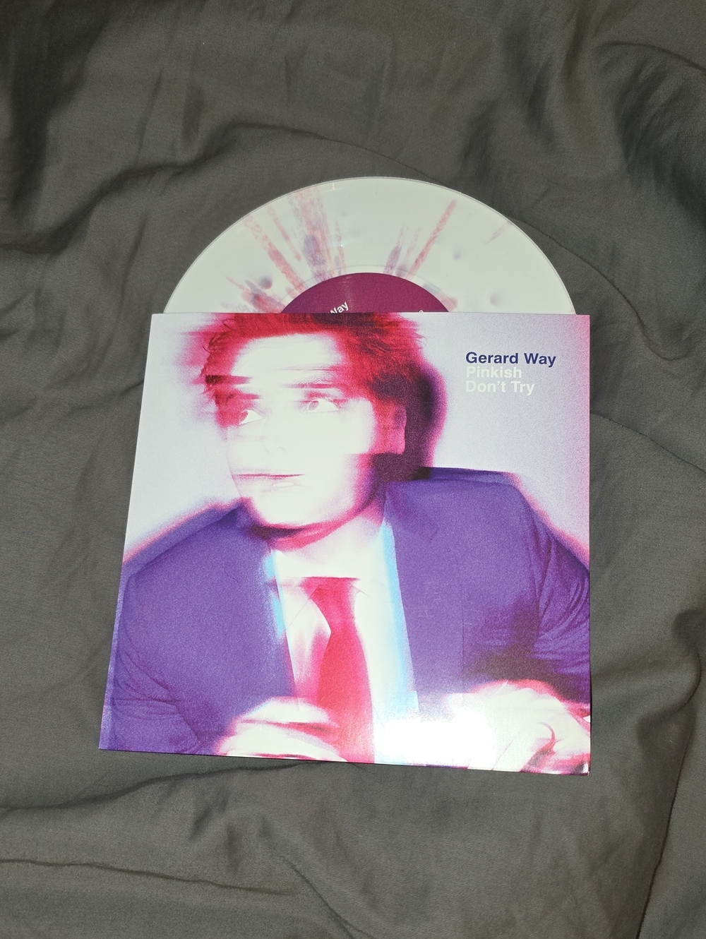 RARE Gerard Way - Pinkish / Don't Try 7" SPLATTER Record Store Day 2016 MCR